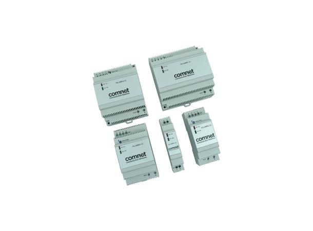 24VDC 30Watt (1A) DIN Rail High Temp PoE Applications. Screw Terminals.